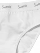 Sweety for Kids 2er Sparpack Mädchen Slip Single Jersey 5489 Gr. 128 in weiss 4