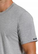 Kumpf Body Fashion 4er Sparpack Herren T-Shirt Bio Cotton 99161153 Gr. 7 in stahlgrau-melange 4