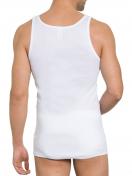 Haasis Bodywear 2er Pack Herren Unterhemd Bio-Cotton 77201011 Gr. L in weiss 4