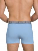 Haasis Bodywear 2er Pack Herren Pants Bio-Cotton 77270413 Gr. M in bleu-hellgrün 4