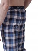 Skiny Herren Hose lang Night In Mix & Match 080511 Gr. XXL in crownblue check 4
