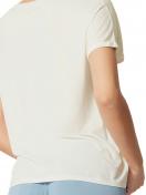 Skiny Damen Shirt kurzarm Night In Mix & Match 080774 Gr. 38 in ivory 4