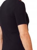 Huber Herren V-Shirt kurzarm hautnah Cool Lyocell Selection 110053 Gr. 3XL in black 4