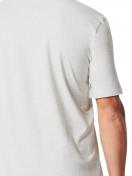 Huber Herren Shirt kurzarm hautnah Night Basic Selection 117101 Gr. XL in beige melange 4