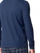 Huber Herren Shirt langarm hautnah Night Basic Selection 117102 Gr. M in dress blue 4