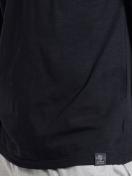 Haasis Bodywear Herren T-Shirt 1/1 Arm Slub Single Jersey 77121163 Gr. S in schwarz 4