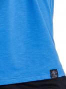 Haasis Bodywear Herren T-Shirt 1/2 Arm Slub Single Jersey 77122153 Gr. L in mid blue 4