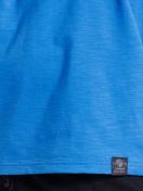 Haasis Bodywear Herren T-Shirt 1/1 Arm Slub Single Jersey 77122163 Gr. L in mid blue 4