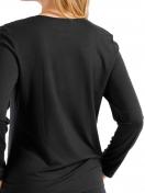 Damen Langarm-Shirt Loungewear Modal 16 470 874 0 Gr. 44 in schwarz 4