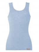 Comazo Damen Unterhemd Achselträger, , 46, blau-melange 5