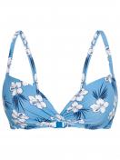 Bikini Top mit Schale BLUE HIBISCUS 70210 5