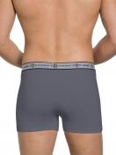 Haasis Bodywear 2er Pack Herren Pants Bio-Cotton 77272413 Gr. XXL in mittelgrau-weinrot 5