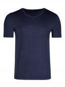 Skiny Herren V-Shirt kurzarm Bamboo Deluxe 080317 Gr. M in crown blue 5