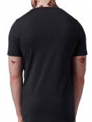 Skiny Herren V-Shirt kurzarm 2er Pack Shirt Multipack 086911 Gr. XXL in black 5