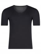Huber Herren V-Shirt kurzarm hautnah Cool Lyocell Selection 110053 Gr. 3XL in black 5