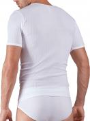 Huber Herren Shirt kurzarm 2er Pack Cotton 2 Pack Double Rib 112144 Gr. L in white 5
