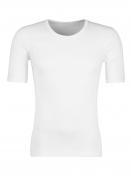 Huber Herren Shirt kurzarm Cotton Fine Rib 112146 Gr. XXL in white 5