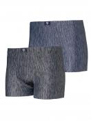 Haasis Bodywear Herren Pants 2er Pack Q-Nova Nylon-Faser 77240413 Gr. L in schwarz-blau 5