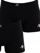 Haasis Bodywear 2er Pack Herren Pants Bio-Cotton 77254413 Gr. XL in schwarz 6