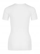 Huber Damen Shirt kurzarm Cotton Fine Rib 014983 Gr. 38 in white 6