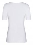 Huber Damen Shirt kurzarm Cotton Embroidery 015030 Gr. 48 in white 6