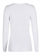 Huber Damen Shirt langarm Cotton Embroidery 015031 Gr. 46 in white 6