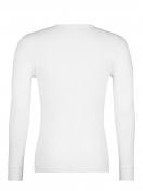 Huber Herren Shirt langarm Cotton Fine Rib 112174 Gr. L in white 6