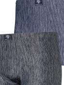 Haasis Bodywear Herren Pants 2er Pack Q-Nova Nylon-Faser 77240413 Gr. L in schwarz-blau 6